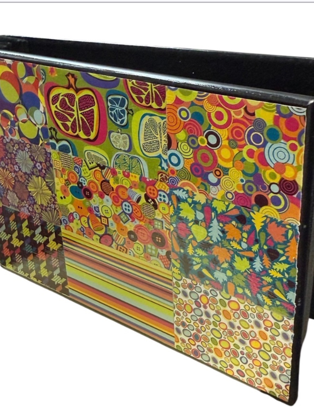 Handmade OOAK decoupage photo album by Frances Sheldon Collection, NEW IN BOX